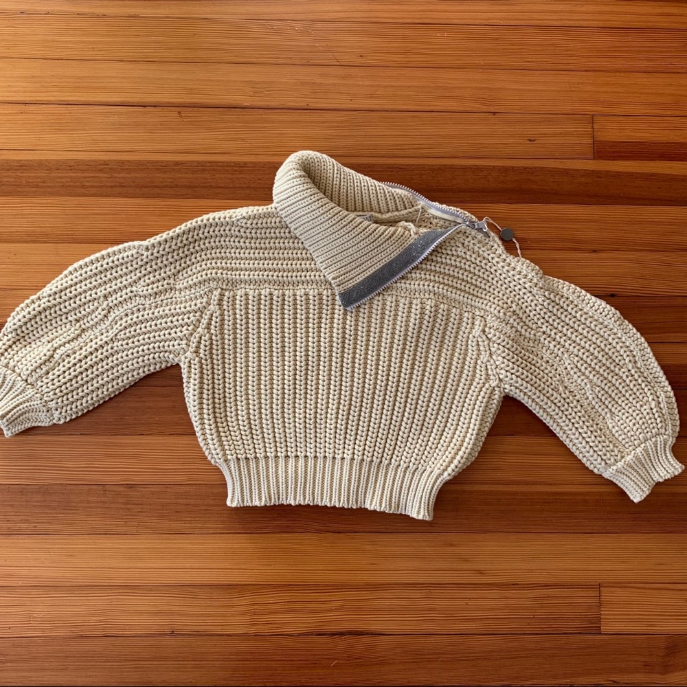 Brunello Cucinelli Chunky Cropped Sweater